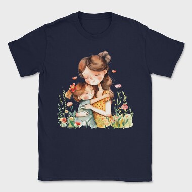 Watercolor Mother Baby, Tricou Barbati (Unisex)