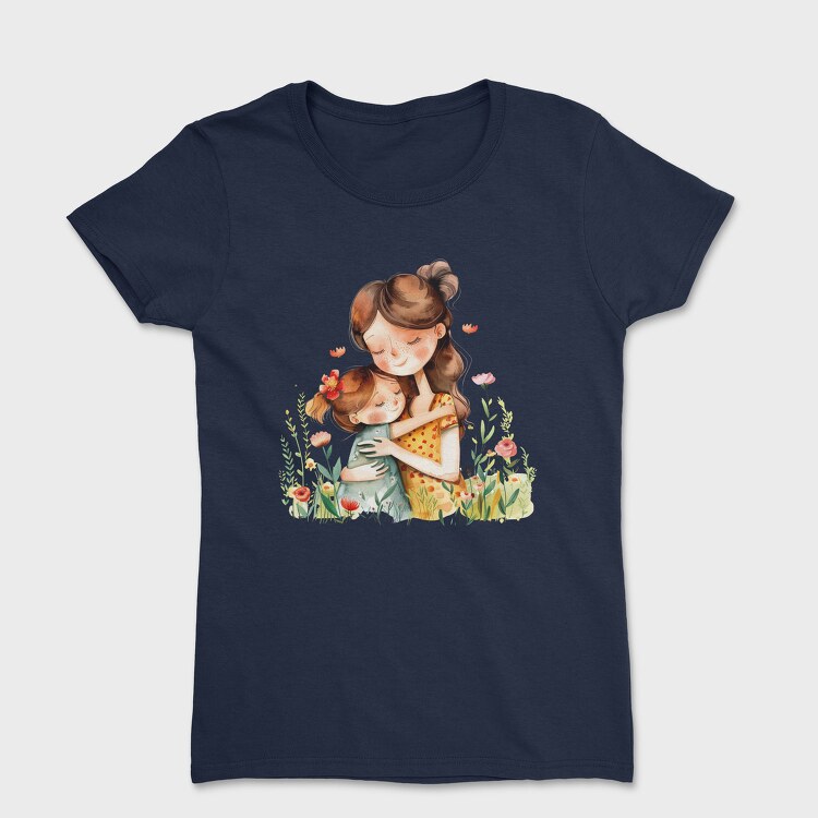 Watercolor Mother Baby, Tricou Femei