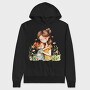 Watercolor Mother Baby, Hanorac Oversize Barbati (Unisex)