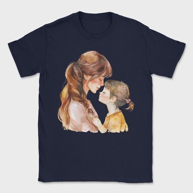 Watercolor Mother Child, Tricou Barbati (Unisex)