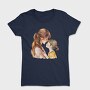 Watercolor Mother Child, Tricou Femei