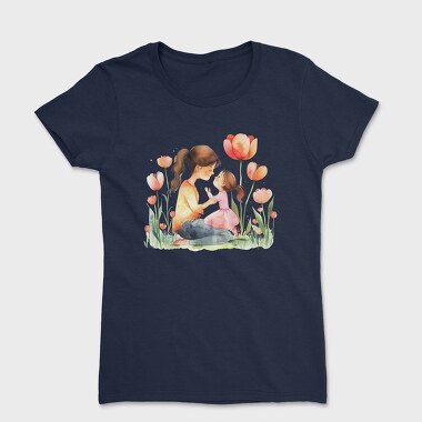 Watercolor Motherchild, Tricou Femei