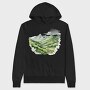 Watercolor Mountain Clips, Hanorac Oversize Barbati (Unisex)