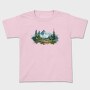 Watercolor Mountain Forest, Tricou Copii