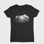 Watercolor Mountain Mist, Tricou Femei