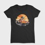 Watercolor Mountain Sunset, Tricou Femei