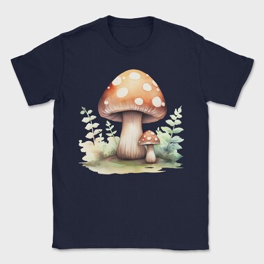 Watercolor Mushroom Clay, Tricou Barbati (Unisex)