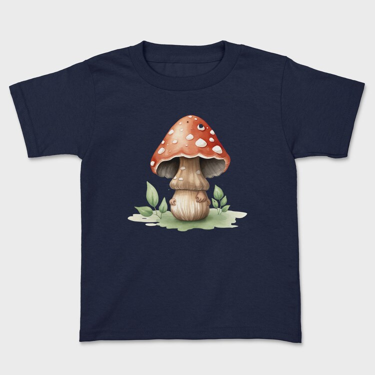 Watercolor Mushroom, Tricou Copii