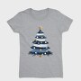 Watercolor Navy Tree, Tricou Femei