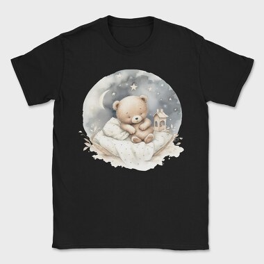 Watercolor Night Bear, Tricou Barbati (Unisex)