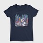 Watercolor Nordic House, Tricou Femei