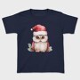 Watercolor Owl Christmas, Tricou Copii
