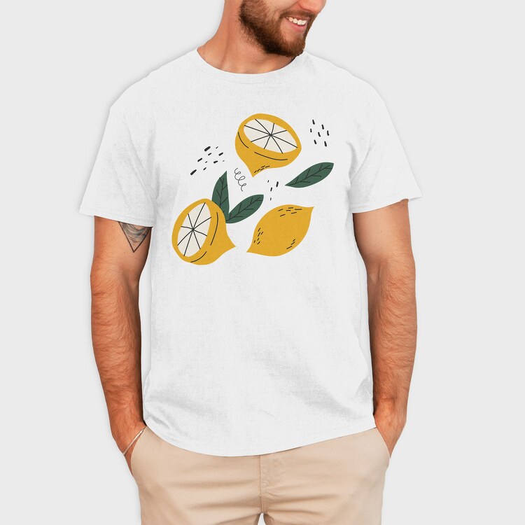 Lemons Fruit Tote, Tricou Barbati (Unisex)