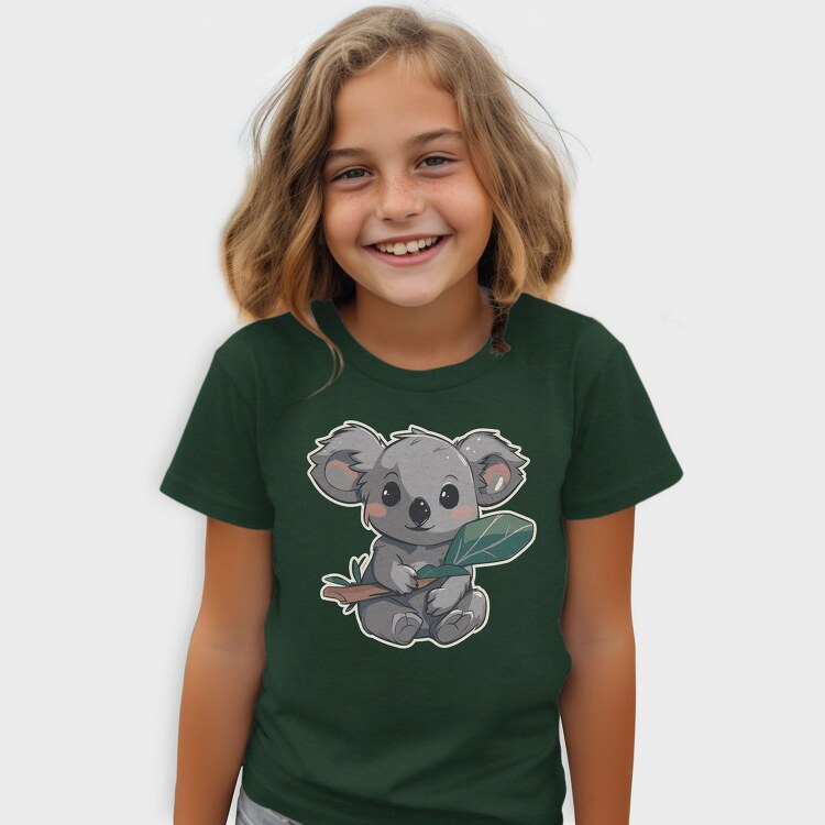 Cute Koala Australian Eucaliptus, Tricou Copii