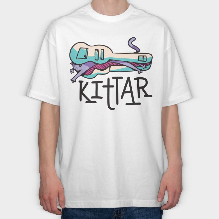 Kittar, Tricou Oversize Barbati (Unisex)