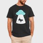Cow Ufo, Tricou Barbati (Unisex)