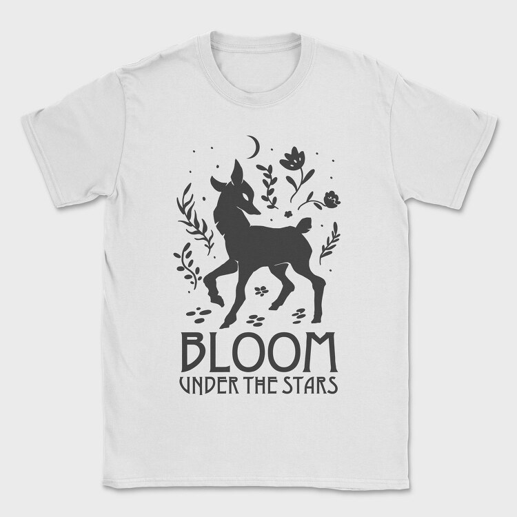 Bloom Under The Stars Reindeer Spring, Tricou Barbati (Unisex)