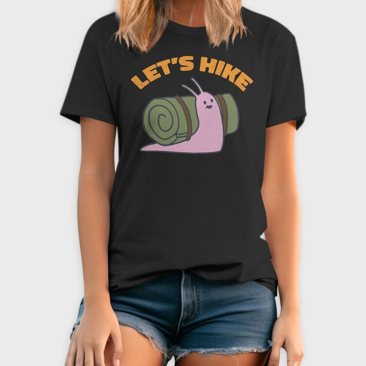 Let'S Hike Snail, Tricou Barbati (Unisex)