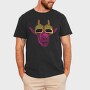 Goat Wearing Glasses, Tricou Barbati (Unisex)