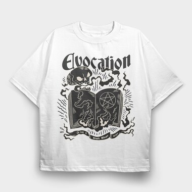 Book Of Dark Magic Witchcraft, Tricou Oversize Barbati (Unisex)