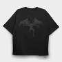 Mothman, Tricou Oversize Barbati (Unisex)