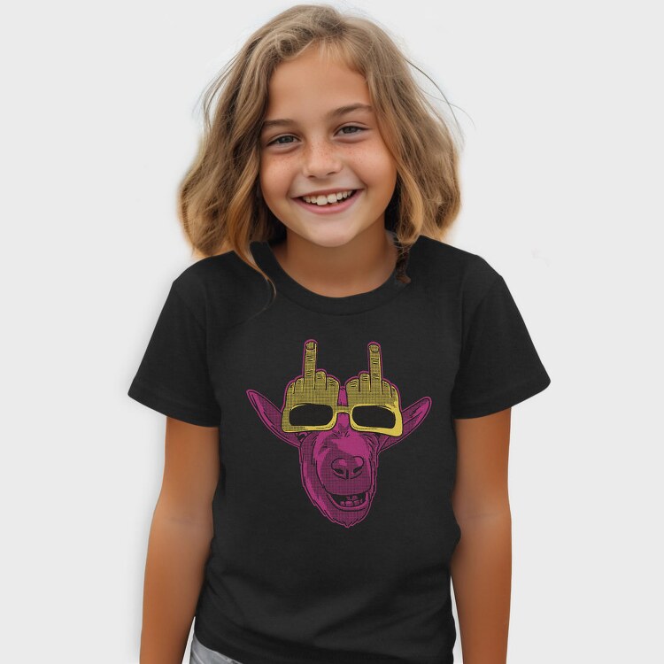 Goat Wearing Glasses, Tricou Copii