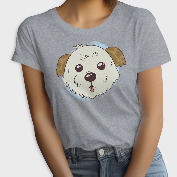 Cute Morkie Dog, Tricou Femei