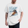 Let'S Ski Skier, Tricou Barbati (Unisex)