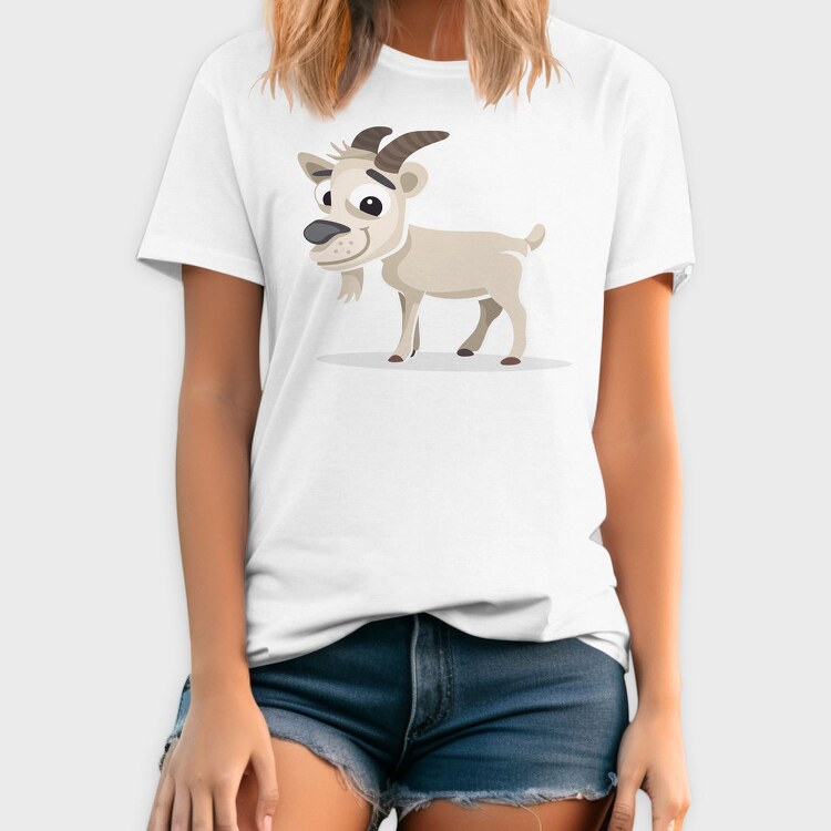 Goatly Grin, Tricou Barbati (Unisex)