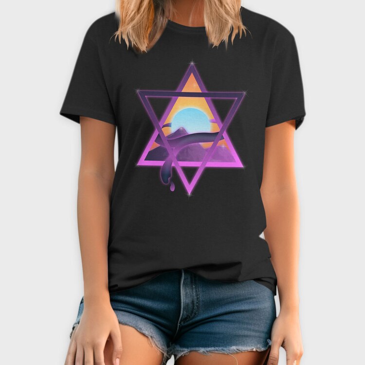 Psychedelics Star 003, Tricou Barbati (Unisex)