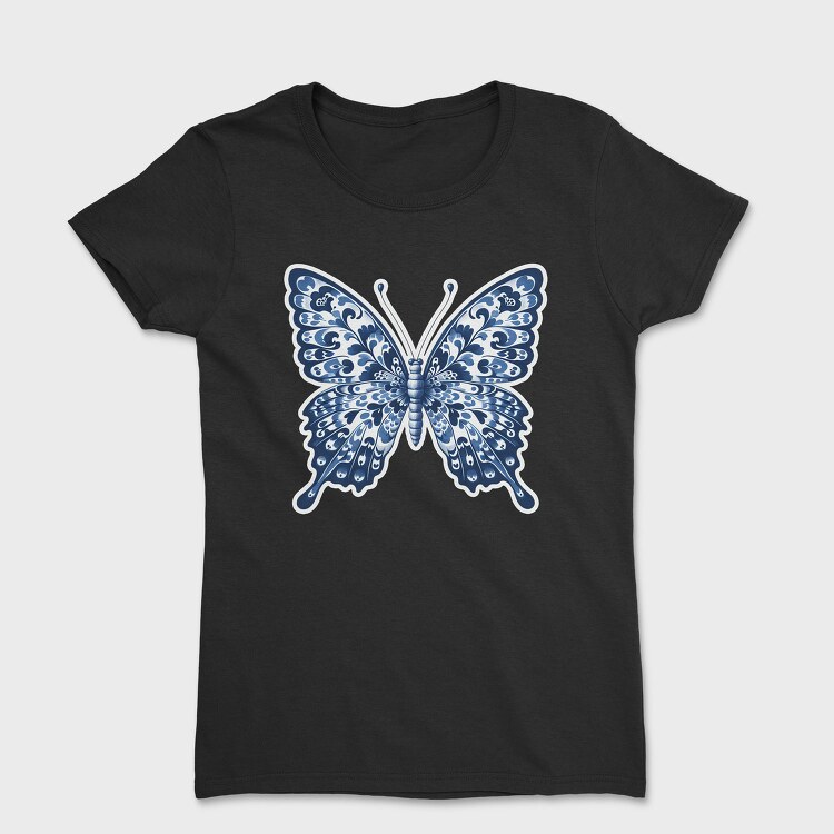 blue butterfly, Tricou Femei