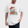 Cute Mushroom And Frog Kawaii, Tricou Barbati (Unisex)
