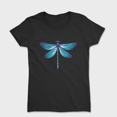 Blue Dragonfly Realistic, Tricou Femei