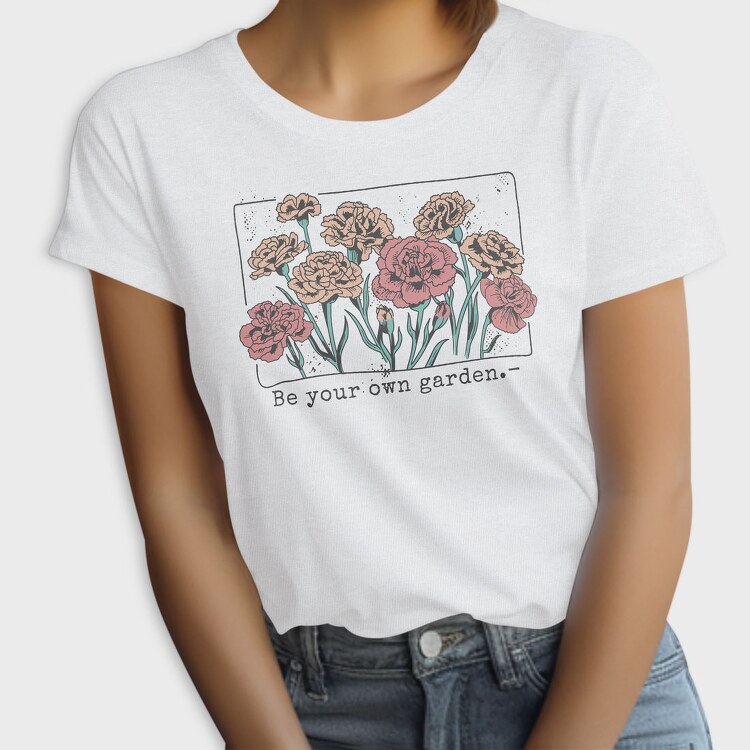 Carnation Flowers Garden, Tricou Femei