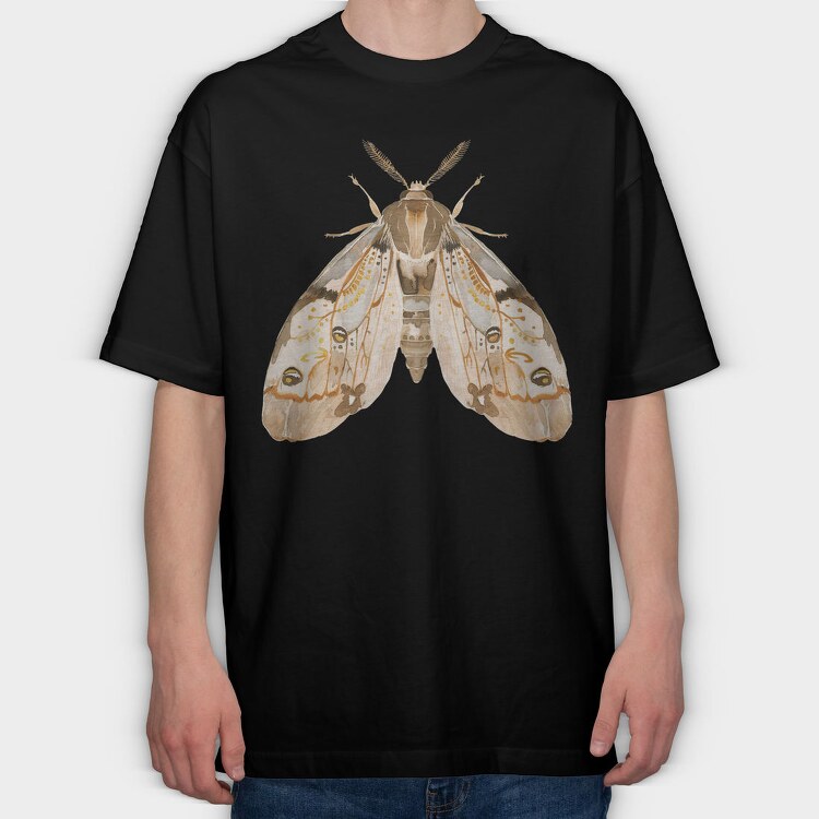 Watercolor Moth Wings, Tricou Oversize Barbati (Unisex)