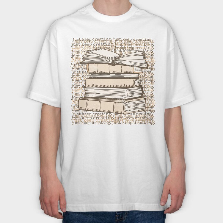 Books Creative Writing Creators Ep, Tricou Oversize Barbati (Unisex)