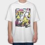 Kid Skate Graffiti, Tricou Oversize Barbati (Unisex)