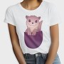 Cute Otter In Pocket, Tricou Femei