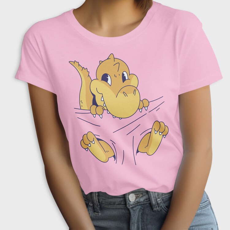 Carrying Baby T Rex, Tricou Femei