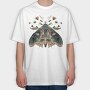 Watercolor Mystic Moth, Tricou Oversize Barbati (Unisex)