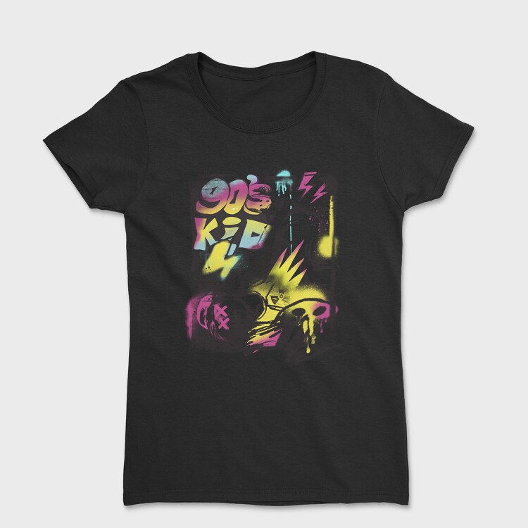 Kid Skate Graffiti, Tricou Femei