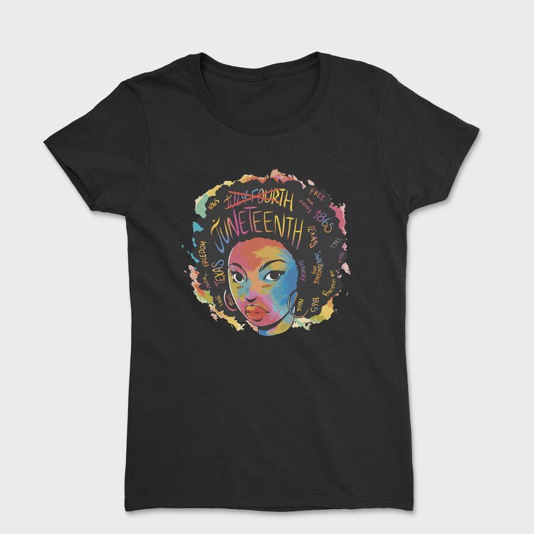 Juneteenth Tie Dye, Tricou Femei