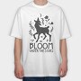 Bloom Under The Stars Reindeer Spring, Tricou Oversize Barbati (Unisex)