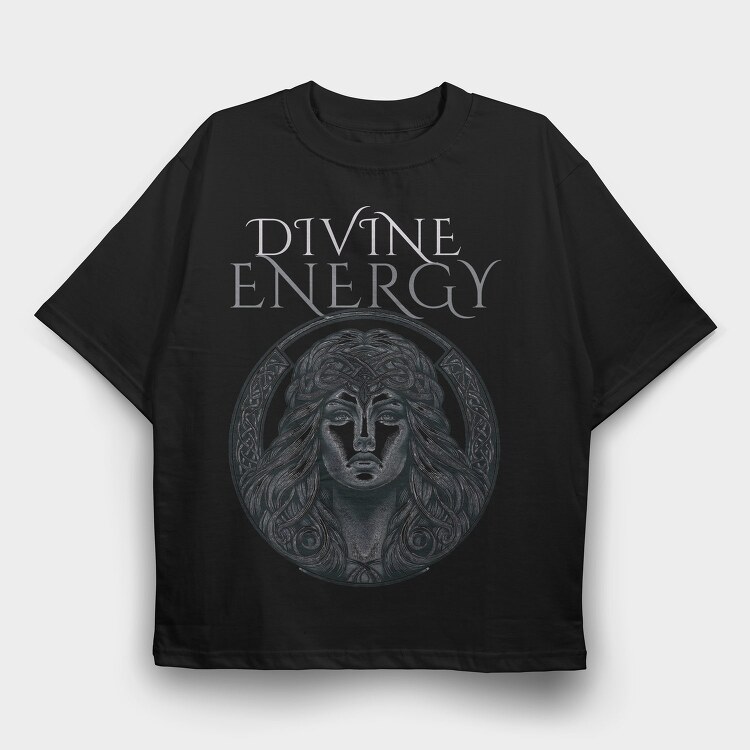 Celtic Goddess Divine Energy, Tricou Oversize Barbati (Unisex)