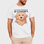 Golden Retriever Therapy, Tricou Barbati (Unisex)