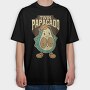 Cartoon Avocado Papacado, Tricou Oversize Barbati (Unisex)