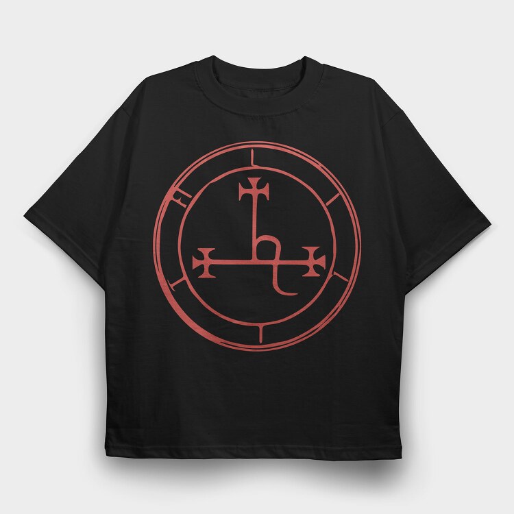 Lilith Symbol, Tricou Oversize Barbati (Unisex)