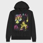 Kid Skate Graffiti, Hanorac Oversize Barbati (Unisex)
