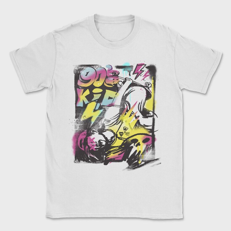 Kid Skate Graffiti, Tricou Barbati (Unisex)