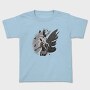 Dark Skeleton Fairy Fantasy Grunge, Tricou Copii